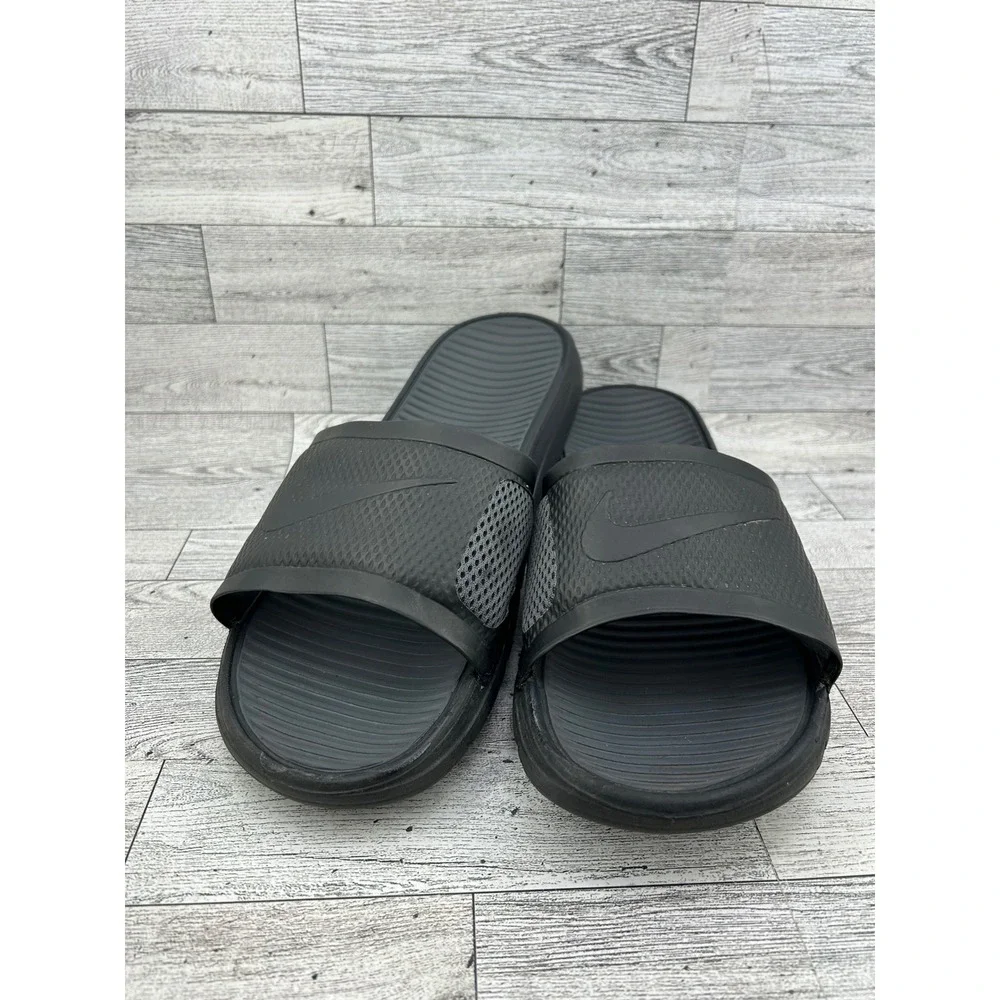 Nike Victori One Slide Black Men's Size 12 Sandals Shower‎ Pool Beach